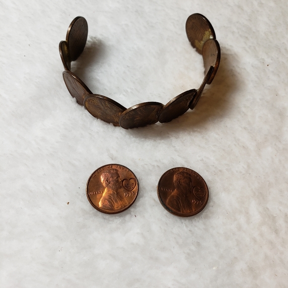 United States of America Jewelry - Penny Cuff Bracelet  And to I love your penny's